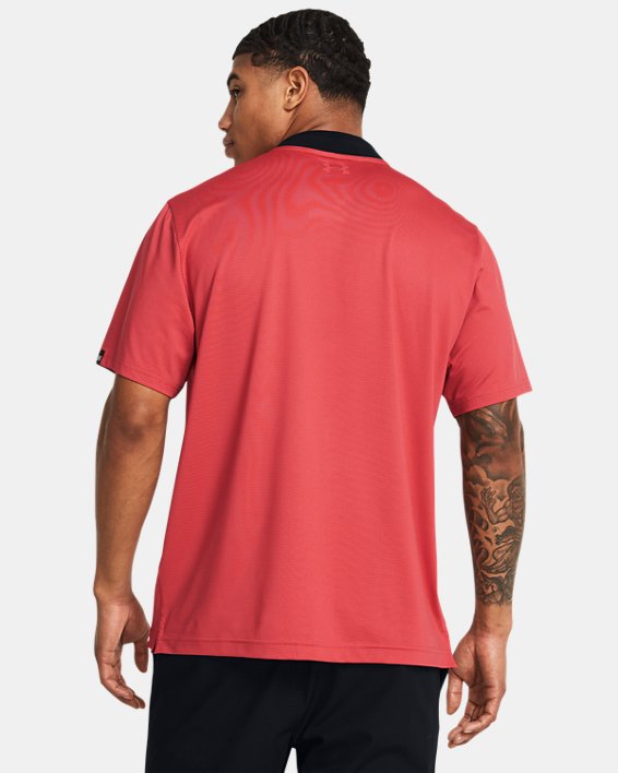 Polo UA Playoff 3.0 Dash pour homme, Red, pdpMainDesktop image number 1